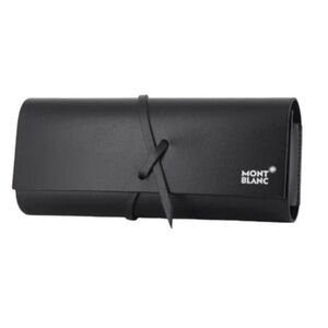 MONT BLANC NWT Unisex Sunglass/Eyeglass Black Case with Sealed Microfiber Cloth